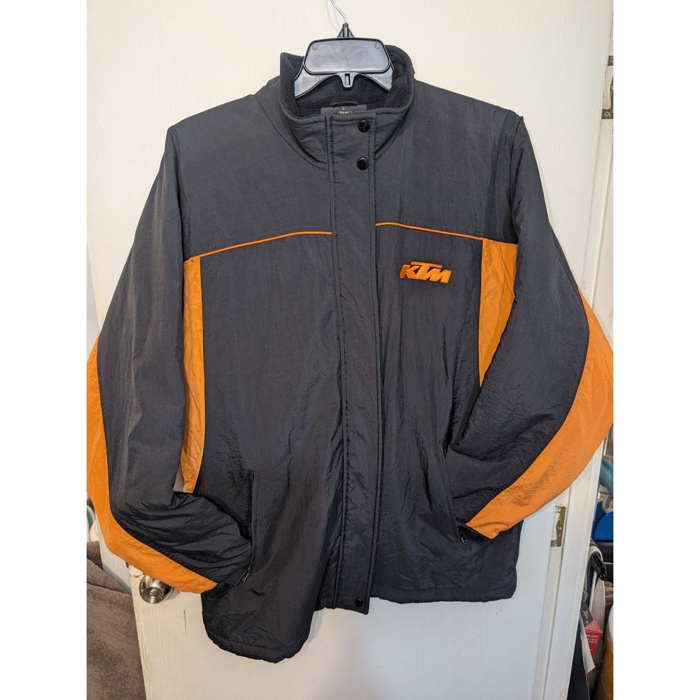 KTM Racing Riding Orange/Black Full Zip Jacket/Coat Mens Size L